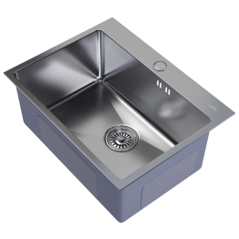 Мойка настол.монтаж 53х43 (3,0) с сифоном
