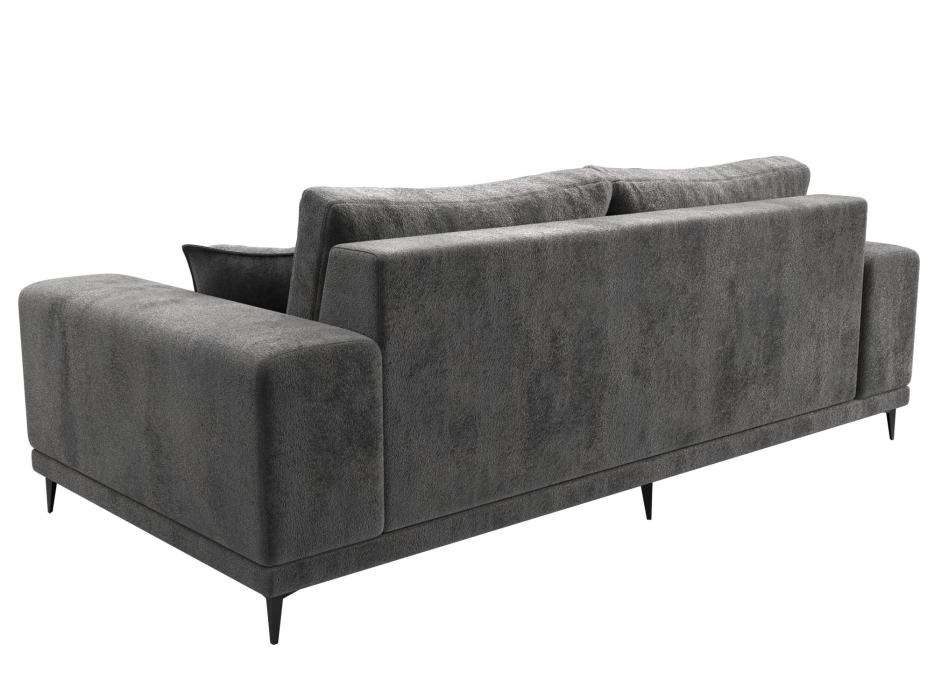 Диваны кровати со спальным местом, Диван прямой Льюес, велюр TOWER