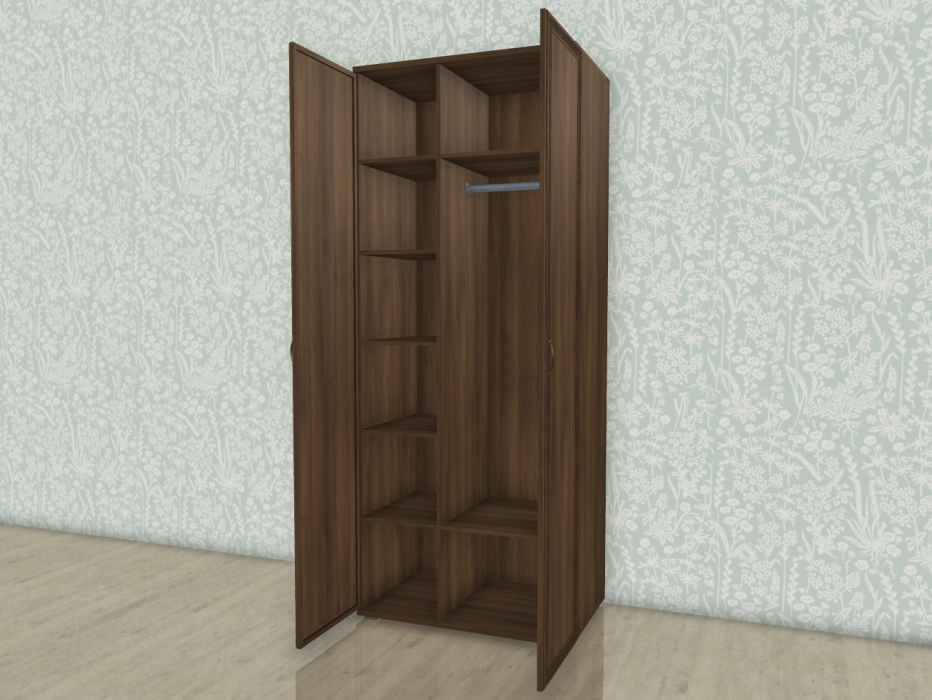Шкафы двухстворчатые, Модульная система Карина Шкаф ШК-1008