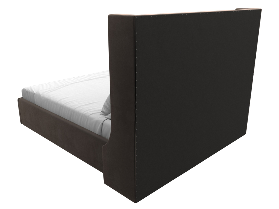 Мягкая кровать, Кровать интерьерная Ларго 160, велюр