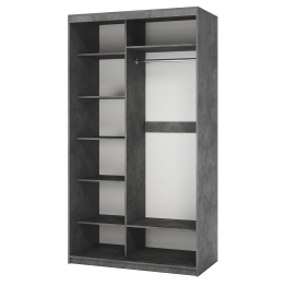 Шкаф-купе 2-х дверный Эконом 120х60х200