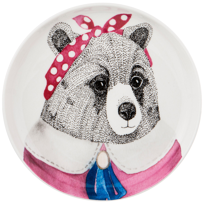 Тарелки, Тарелка Fashion animals 19 см
