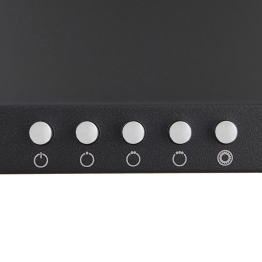 Вытяжка кухонная JANNA 600 black push button