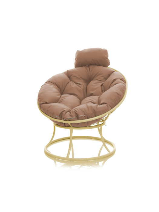 Кресла, Кресло ПАПАСАН мини без ротанга бежевое