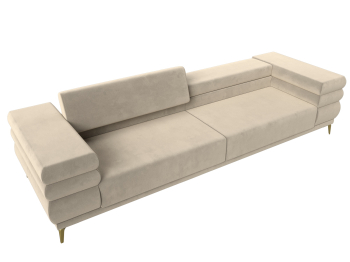 Прямой диван Лига-021, микровельвет