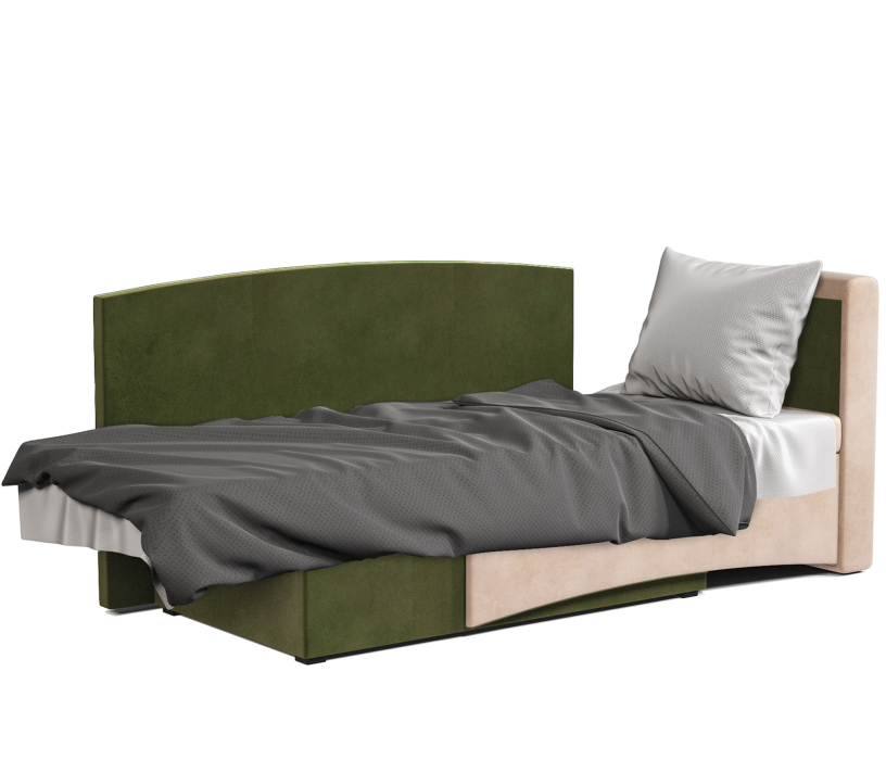 Диваны прямые кухонные, Кушетка Чарли велюр