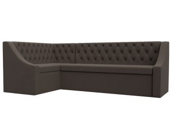 Диван кухонный угловой Мерлин левый угол, рогожка Амур