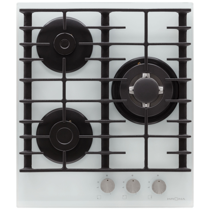 Встраиваемые варочные панели, Газовая варочная поверхность (независимая) KRONA HAGEL 45 W