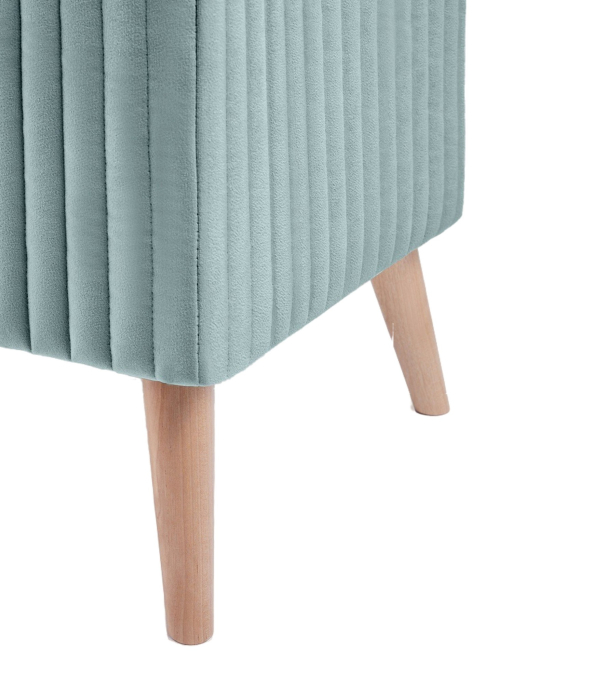 Пуф в прихожую, А-3 Пуф квадратный стеганный (на ножках)