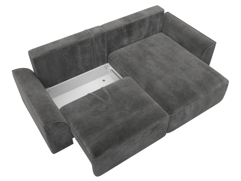 Диваны угловые в гостиную, Диван угловой Лига-048 НПБ, велюр TOWER