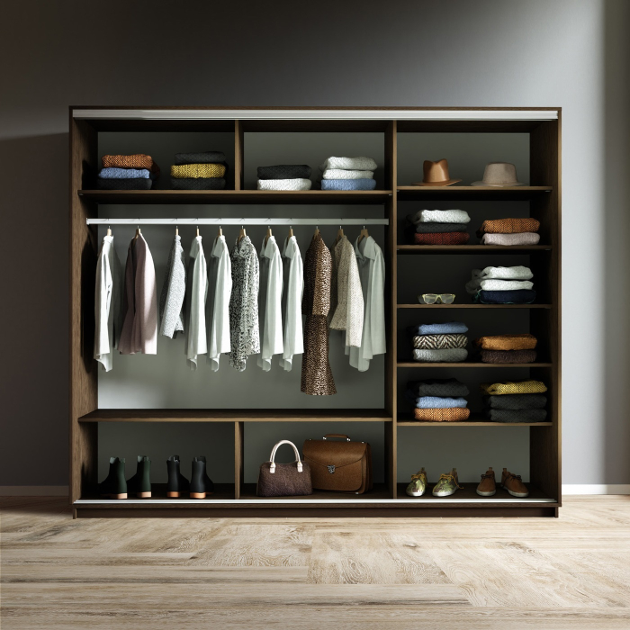 Шкафы-купе 3-х дверные, Шкаф-купе Экспресс 3-х дверный Фотопечать Ленты Стекла 180х60х220