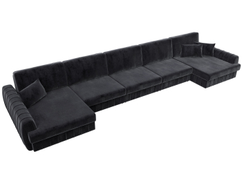 Диван П-образный Лига-057 НПБ МегаЛонг, велюр TOWER