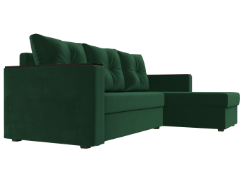 Диван угловой Атланта без стола универсальный угол, велюр