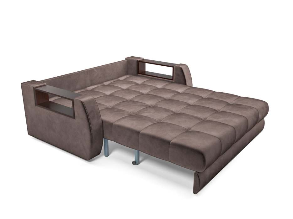 Диваны кровати со спальным местом, Прямой диван Боро №3, вельвет (бархат)