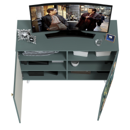 Комод-тумба Либера 16.230.01, фасады с рисунком Тропический лес  