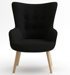 Кресло интерьерное Шелли, искусственный мех