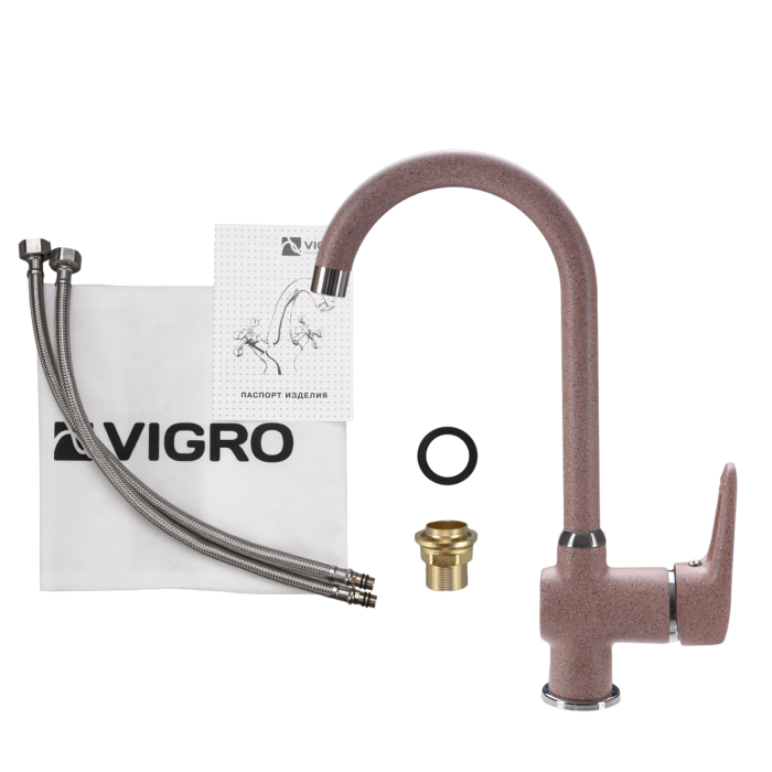 Смесители, Смеситель кран для кухни VIGRO VG902