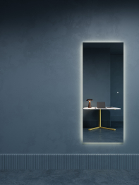 Прямоугольное зеркало большое с контурной подсветкой 3 в 1 HALFEO NF LED L, с сенсорным выключателем, 169*69 см