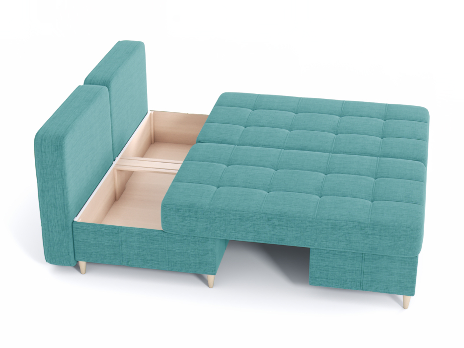 Диваны угловые в гостиную, Диван-кровать угловой Оливер Люкс 2 еврокнижка-трансформер, рогожка