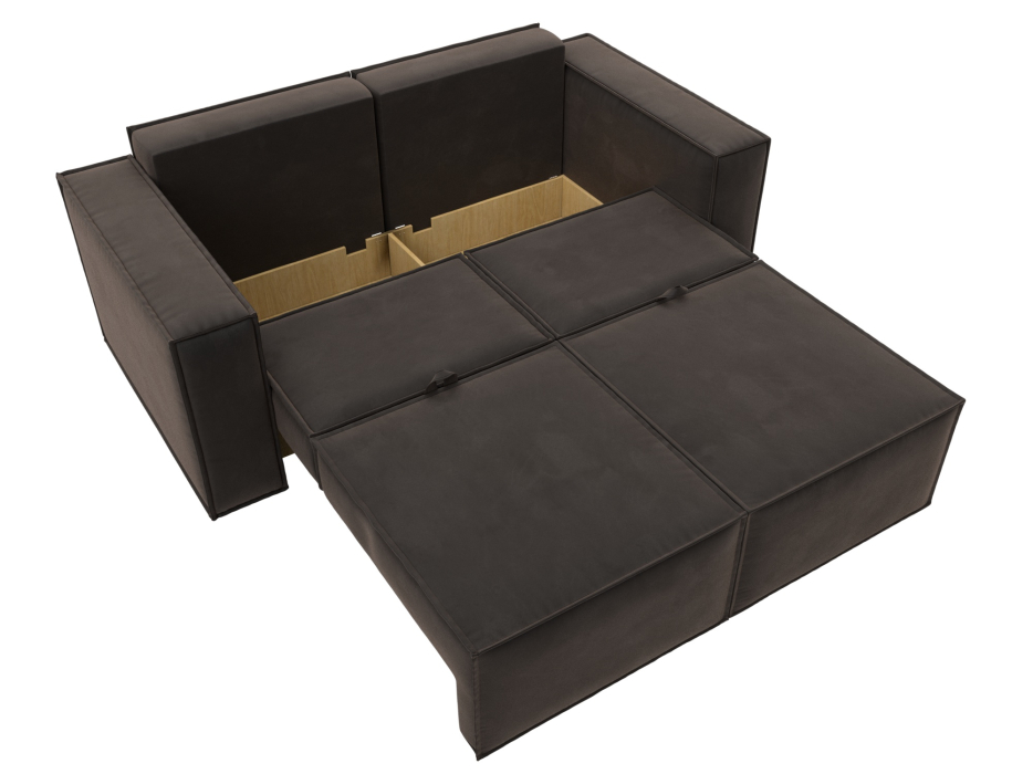 Диваны кровати со спальным местом, Диван прямой Куба мини, велюр