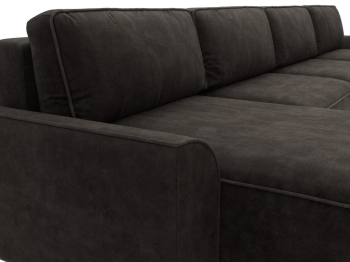 Диван п-образный Лига-048 НПБ лонг, велюр BRUT