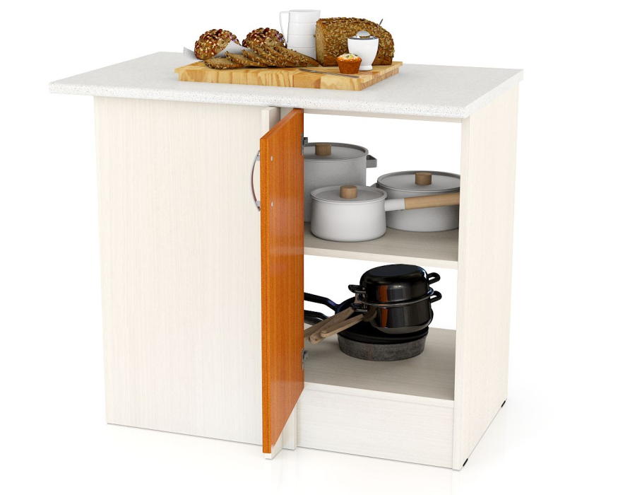 Кухонные шкафы, Стол Мери ШНУ1000 нижний угловой 100 см. 