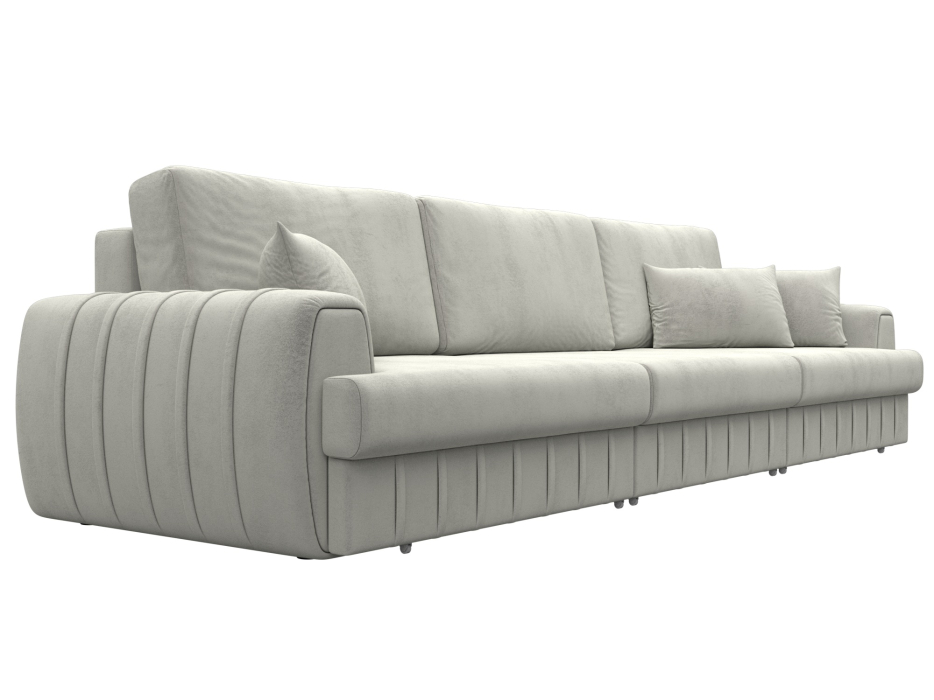 Диваны еврокнижки, Диван прямой Лига-057 НПБ Лонг, велюр TOWER