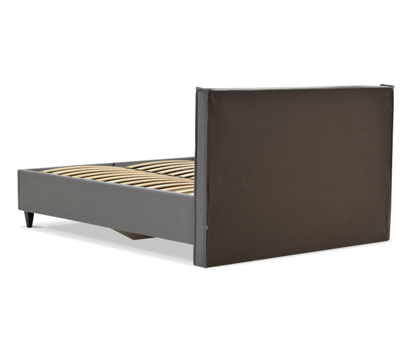 Мягкая кровать, Двуспальная кровать БЛЭР 180х200, с подъемным механизмом, велюр