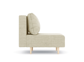 Кресло для отдыха Милли без подлокотников, рогожка Люкс