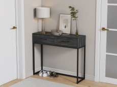 Журнальные столики, Консоль Айсберг Лофт 02 Черный