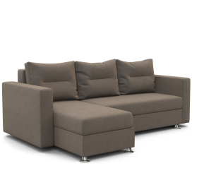 Угловой диван Ария левый, велюр