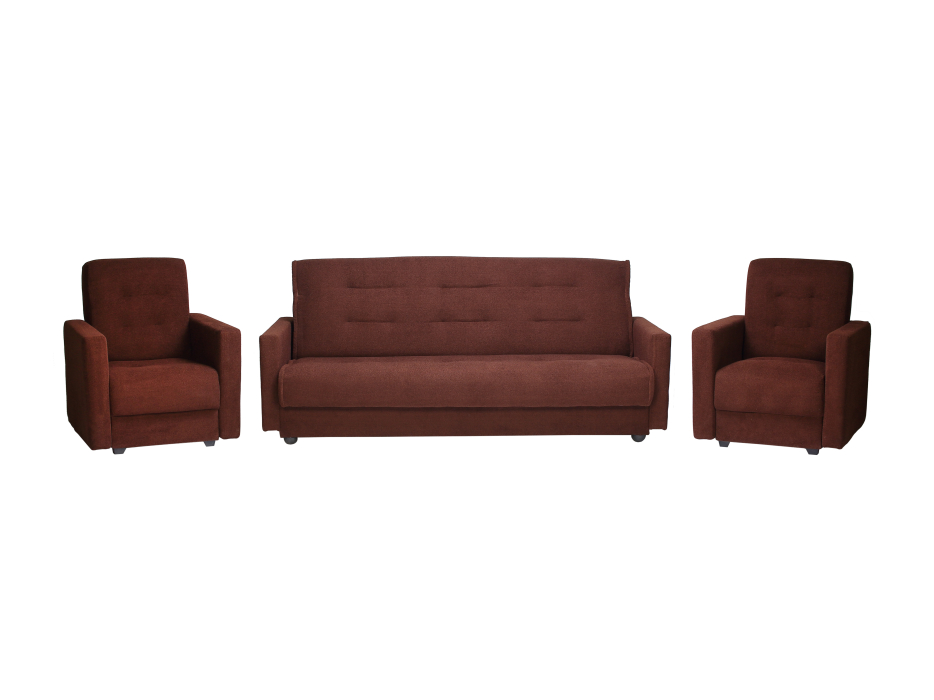 Комплект диван и 2 кресла, Комплект мягкой мебели Милан-2 120, астра