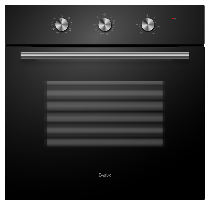 Духовые шкафы, Духовой шкаф электрический EVELUX EO 620 B