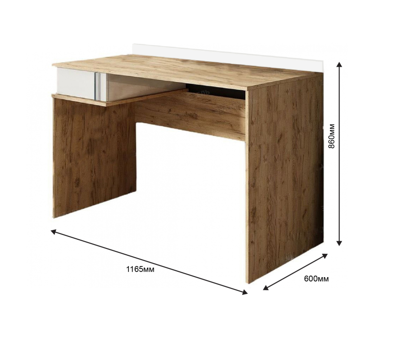 Прямые, Стол письменный ДЖАМП