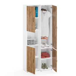 Пенал с нишей и пенал для одежды Лидер-8