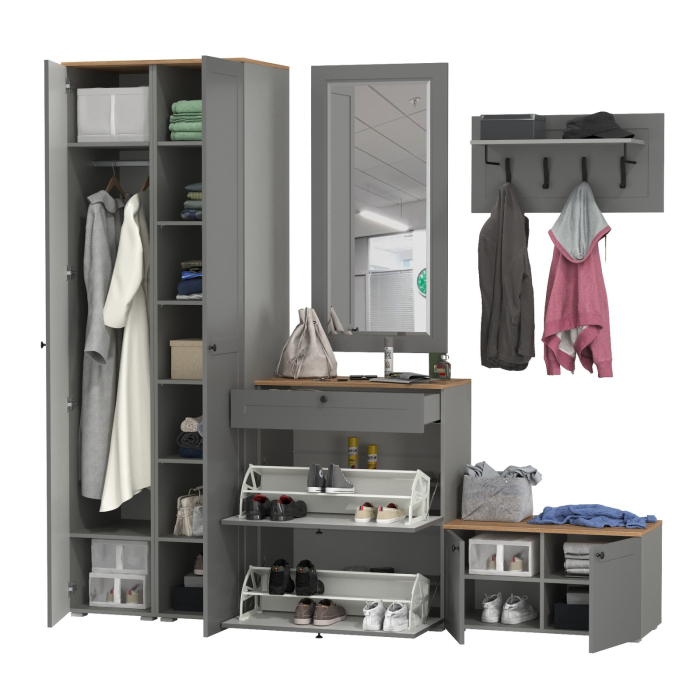 Прихожие, Набор мебели Остин для прихожей № 46