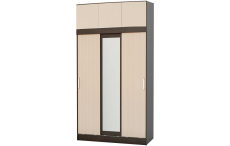 Шкафы-купе 3-х дверные, Шкаф-купе с антресолью Бася