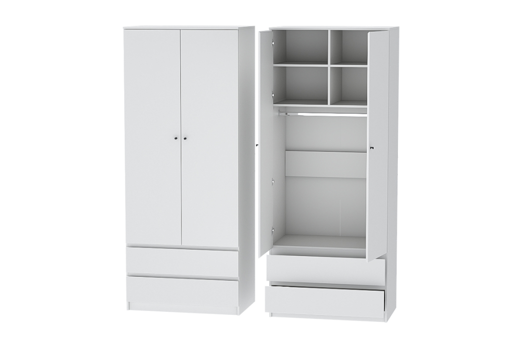 В спальню, Шкаф 2х ств. (высокий) КЭТ-1