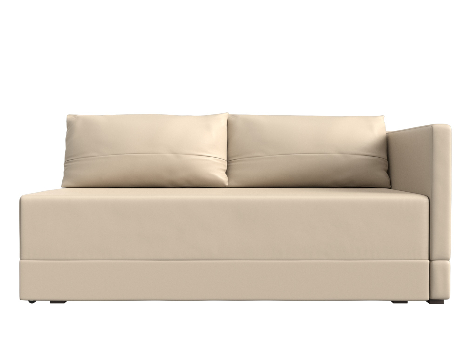 Кушетка диван, Кушетка Никас правая, экокожа