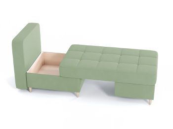 Диван-кровать еврокнижка трасформер  Уно 2, велюр