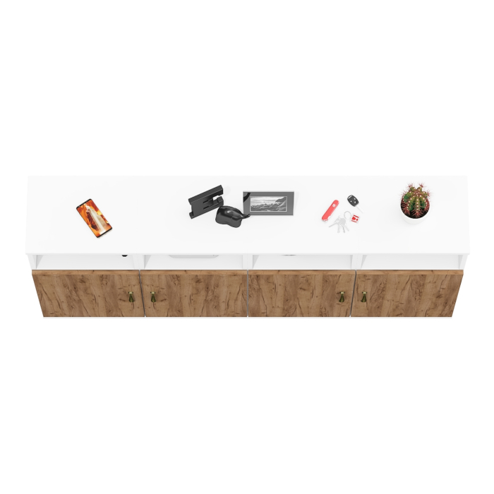 Домашние кабинеты, Набор из четырёх тумб Лидер-8 3.19.