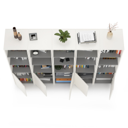 Открытые шкафы для библиотеки Торонто