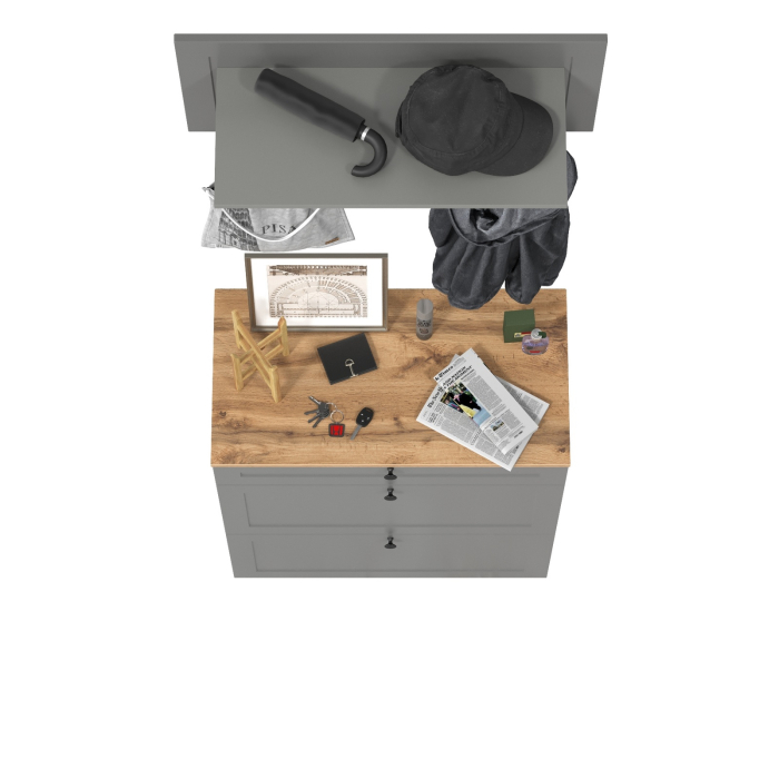 Прихожие, Обувница с вешалкой для верхней одежды Остин