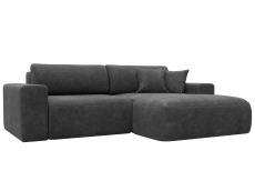 Диваны угловые в гостиную, Диван угловой Лига-036 НПБ Классик правый угол, велюр BRUT 