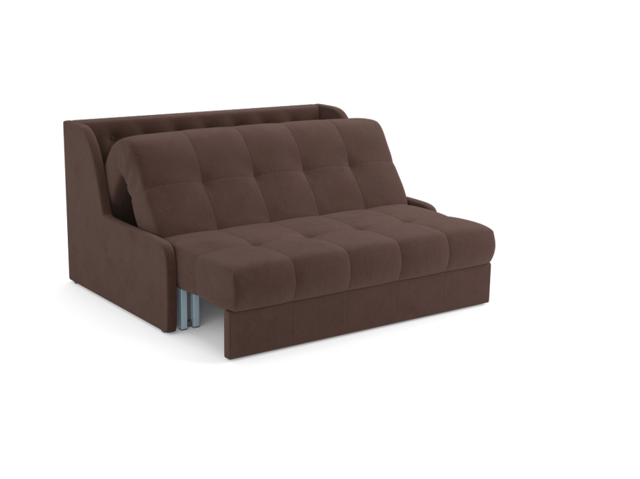 Диваны с ящиком для белья, Диван аккордеон Барон №6 ППУ 180х200 Велюр