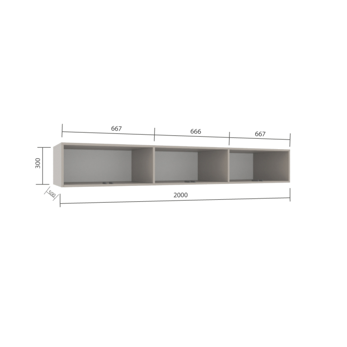 Шкафы распашные, Антресоль Фиеста Л