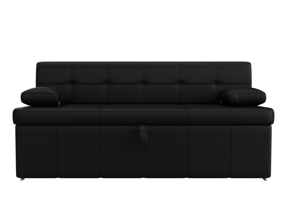 Диваны прямые кухонные, Кухонный прямой диван Лео, экокожа