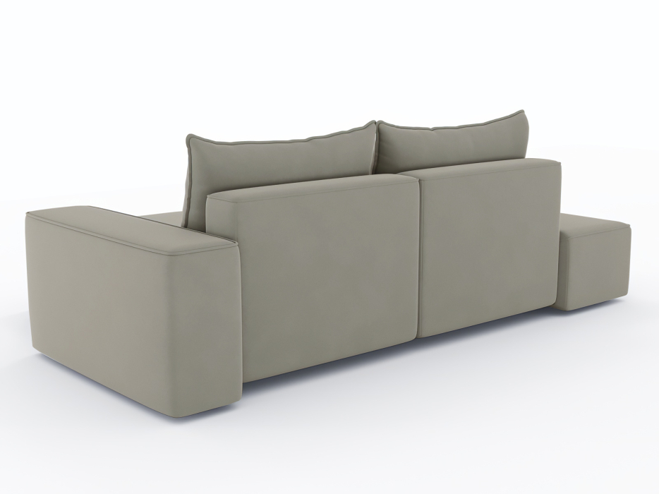 Диваны угловые в гостиную, Диван-кровать угловой Кензо еврокнижка, велюр