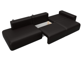 Диван прямой Лига-036 НПБ Модерн Лонг подлокотник справа, экокожа GRIFON