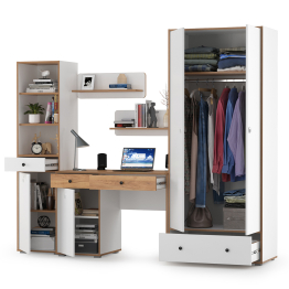 Мебельная стенка в молодёжную комнату Вуди № 23 